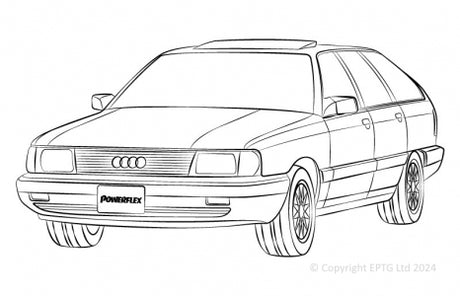200 Quattro inc Avant Typ 44 (C3) (11/84-11/90)