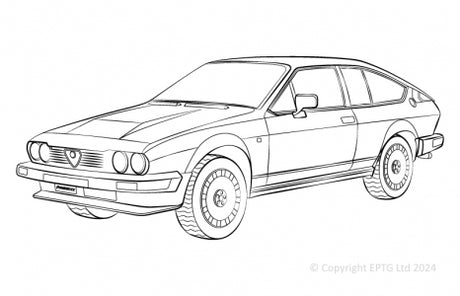 Alfetta, Giulietta, GTV6 Type 116 (1972-1987), 75 (1985-1992)