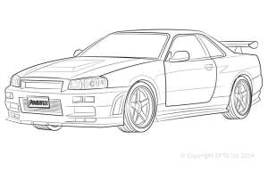 R34 4WD Incl. GT-R & 25GT4 (1998 - 2002)