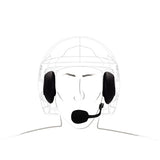 Zeronoise indbygnings headset model Fearless til åben hjelm med han Nexus stik