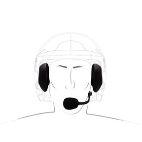Zeronoise indbygnings headset model Fearless til åben hjelm med han Nexus stik