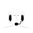 Zeronoise indbygnings headset model Fearless til åben hjelm med hun Nexus stik