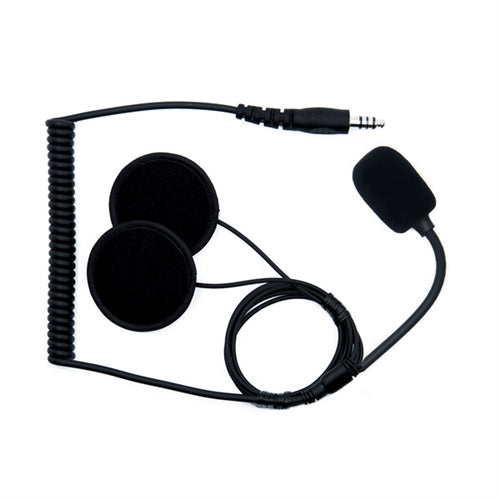 Zeronoise indbygnings headset model Intrepid til åben hjelm med hun Nexus stik