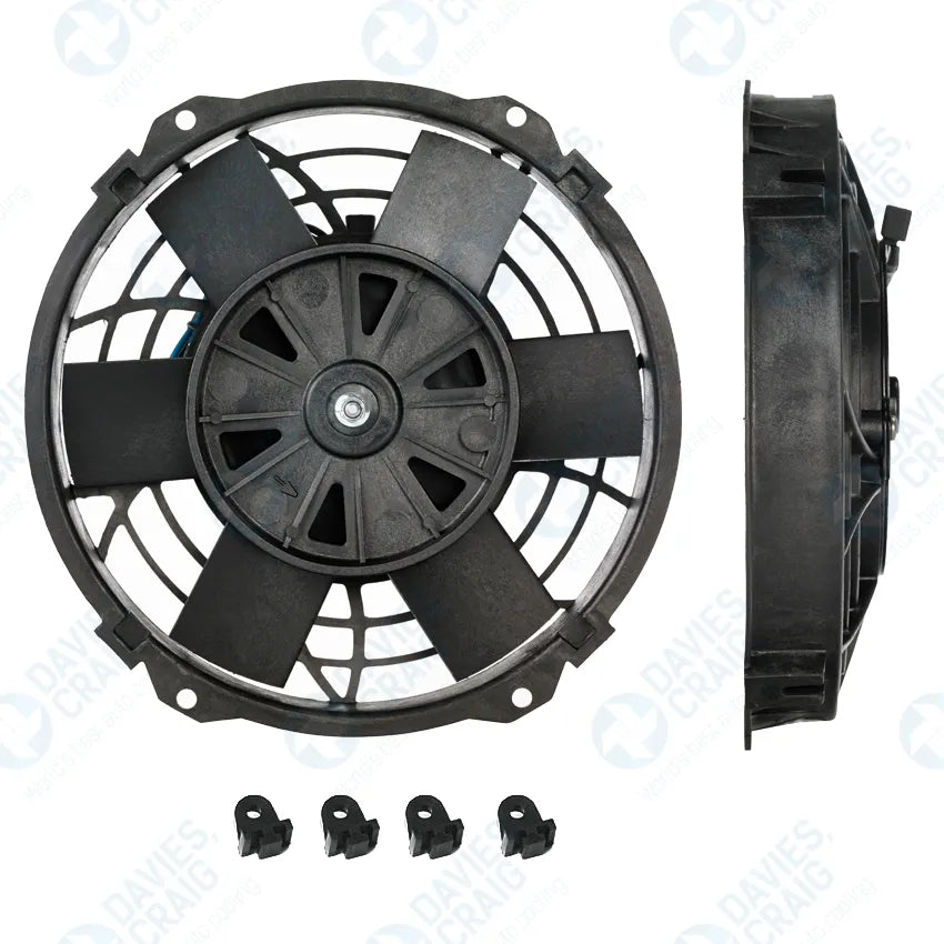 Køleblæser 8". Universal 12V.