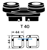 Adapter til synkrometer DGAV/DGAS (040)