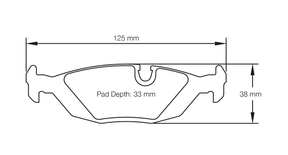Pagid bremseklods S1141 RSL 19