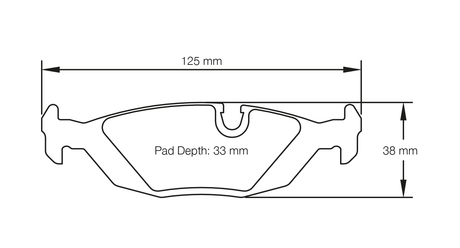 Pagid bremseklods S1141 RSL 19