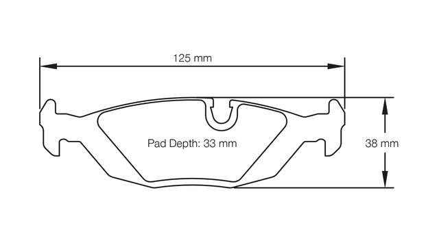 Pagid bremseklods S1141 RSL 19