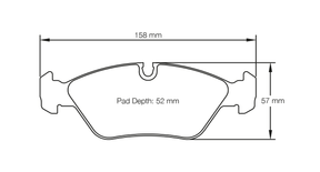 Pagid bremseklods S1144 RS 42