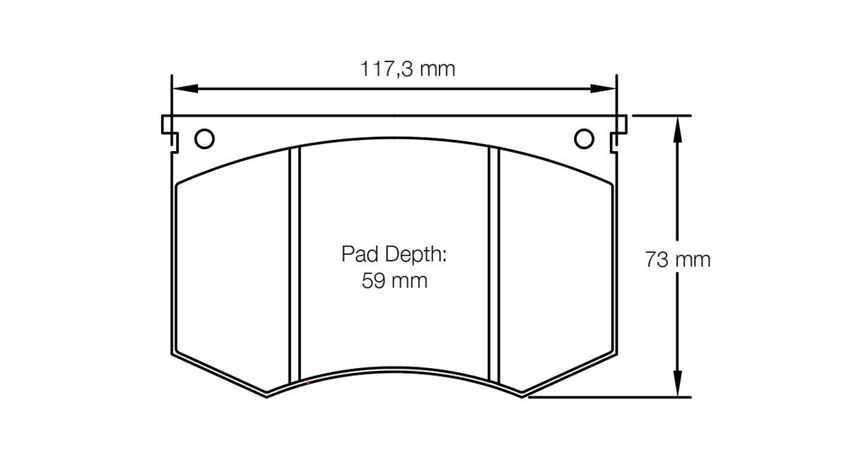 Pagid bremseklods S1195 RSH 3