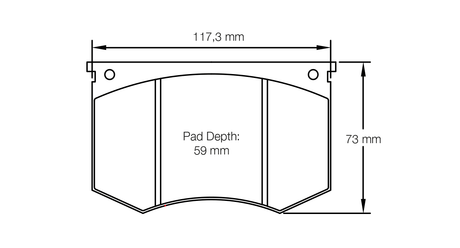 Pagid bremseklods S1195 RSH 3