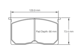 Pagid bremseklods S1196 RST 2