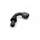 OBP 120gr fitting til -6JIC OBP gummislange. Aluminium, sort.