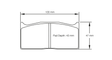 Pagid bremseklods S1283 RST 5E (bedded)