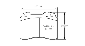 Pagid bremseklods S1291 RSH 29E