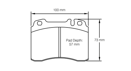 Pagid bremseklods S1291 RSH 29E