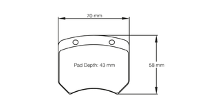 Pagid bremseklods S1363 RSH 42