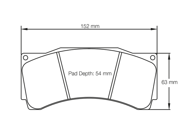 Pagid bremseklods S1539 RST 2E (bedded)