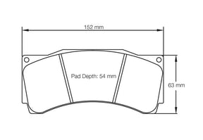 Pagid bremseklods S1539 RSX