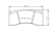 Pagid bremseklods S1595 RST 1 (bedded)