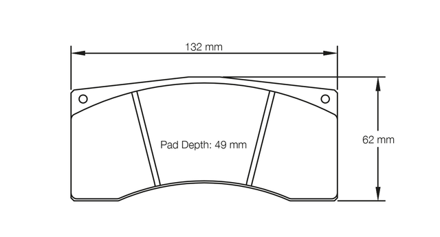 Pagid bremseklods S1595 RST 1 (bedded)
