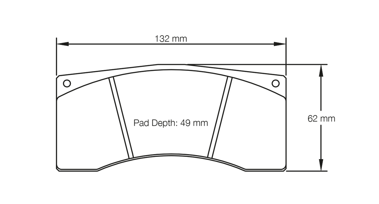 Pagid bremseklods S1607 RST 5E (bedded)
