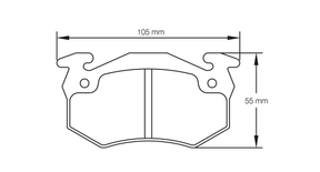 Pagid bremseklods S1610 RS 42