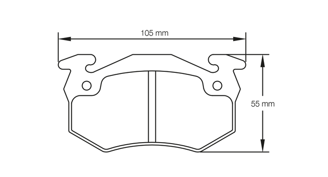 Pagid bremseklods S1610 RS 42