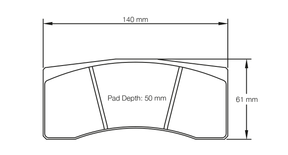 Pagid bremseklods S1616 RST 2E (bedded)