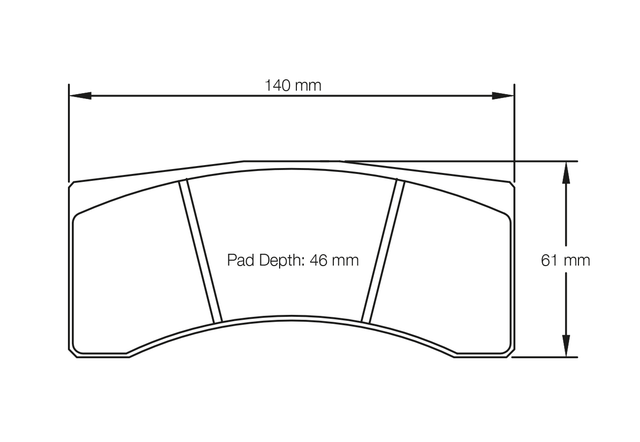 Pagid bremseklods S1617 RST 5E (bedded)