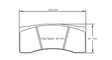 Pagid bremseklods S1619 RSL 1 (bedded)