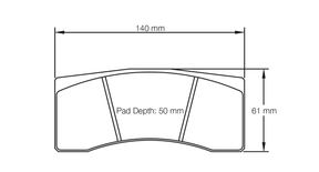 Pagid bremseklods S1619 RSL 1 (bedded)