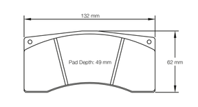 Pagid bremseklods S1674 RST D1 (bedded)
