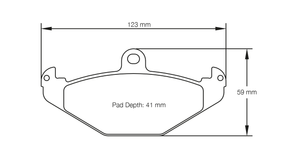 Pagid bremseklods S1682 RS 42