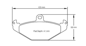 Pagid bremseklods S1682 RST 3