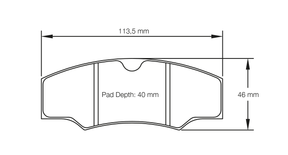 Pagid bremseklods S1749 RST 5E