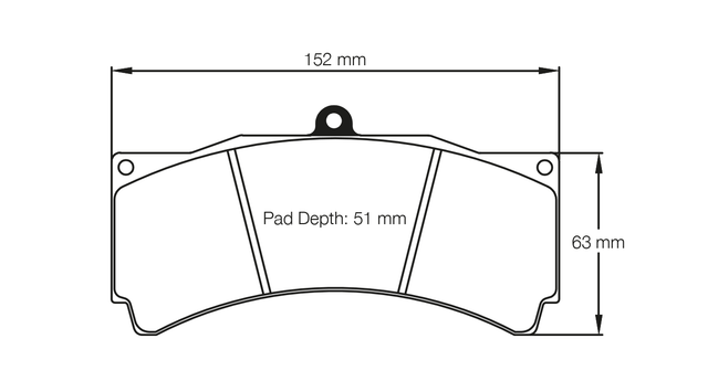 Pagid bremseklods S1903 RST 1 (bedded)