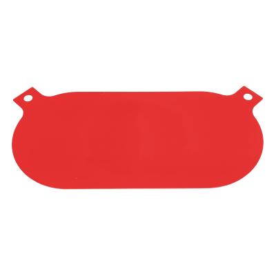 ITG bagplade til megaflow JC30 filtre. Blank plade til at at skære huller i. Rødmalet