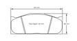 Pagid bremseklods S2016 RSL 1E (bedded)