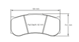 Pagid bremseklods S2019 RSL 1E (bedded)
