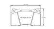 Pagid bremseklods S2487 RST 5E (bedded)