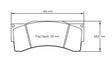 Pagid bremseklods S2559 RSL 1 (bedded)
