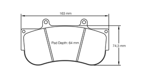 Pagid bremseklods S2564 RST 2E (bedded)