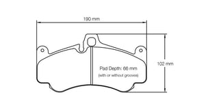 Pagid bremseklods S2707 RSC 1 (bedded)