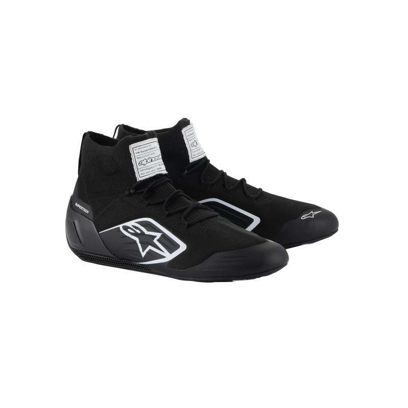Alpinestars sko model Supertech. Str. 39-47. 3 farve muligheder. FIA-8856-2018-godkendt.