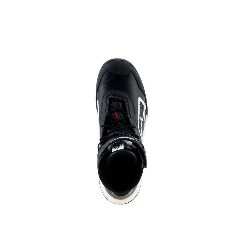 Alpinestars sko model Radar V2. Sort med hvid. Str. 38-49,5. FIA-8856-2018-godkendt.