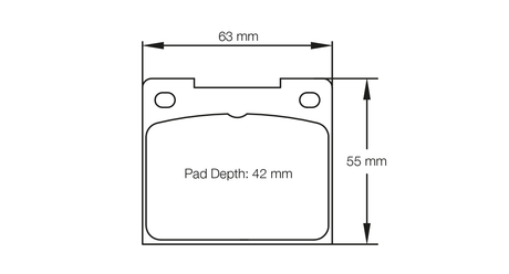 Pagid bremseklods S3102 RSH 3
