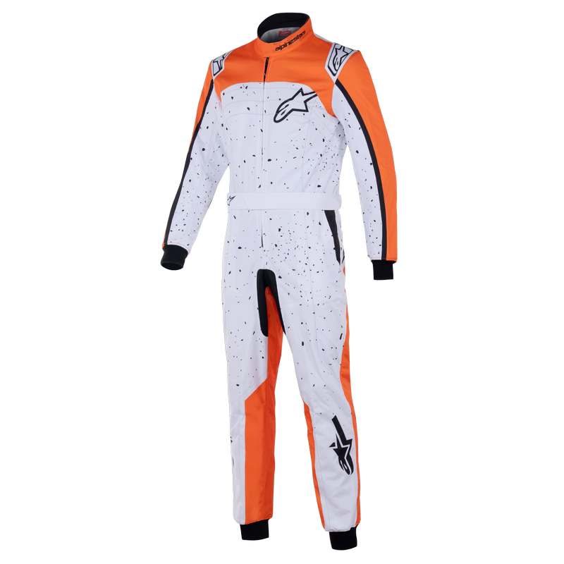 Alpinestars karting køredragt model KMX-9 V3 Graphic. Str. 40-60. 3 farve muligheder. FIA-8877-2022-godkendt.