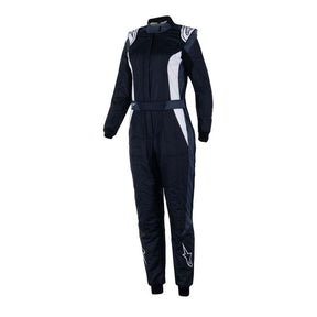 Alpinestars køredragt model Stella GP Pro Comp V2. Damemodel. Sort med grå og hvid. Str. 38-50.  FIA-8856-2018-godkendt.