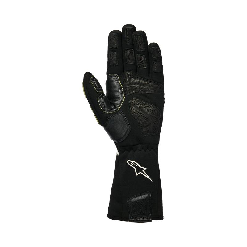 Alpinestars mekaniker handsker model Tech-M V2. Sort med hvid. Str. S-XXXL (7,5-11). FIA-8856-2018-godkendt